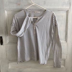 Marine layer women’s small 3/4 button pull over shirt